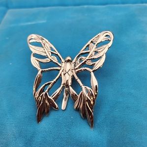 John Hardy silver filigree butterfly clip